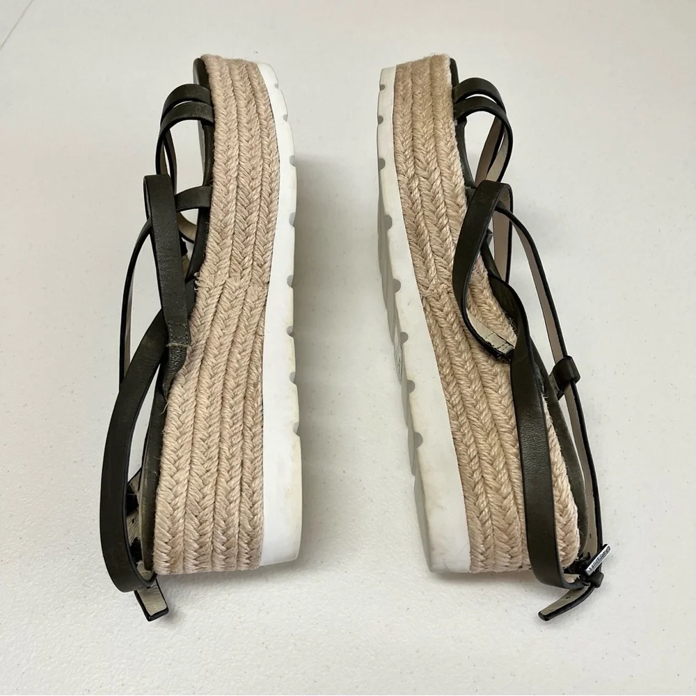 Sanctuary Black Multi-Strap Espadrille Sandals